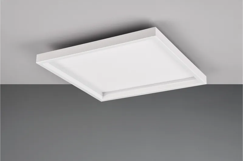 Trio Lighting Rotonda LED plafond firkantet matt hvit, undefined