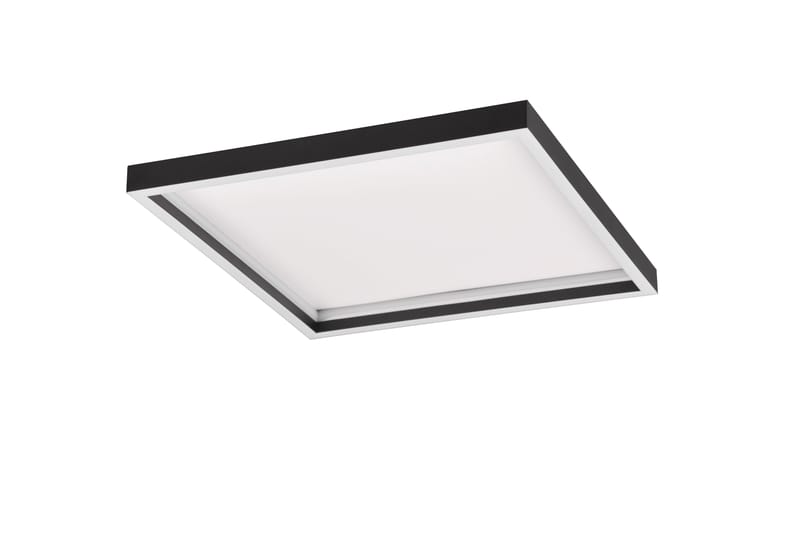 Trio Lighting Rotonda LED Plafond Firkantet Matt Svart - Belysning - Innendørsbelysning & Lamper - Taklampe - Plafondlampe