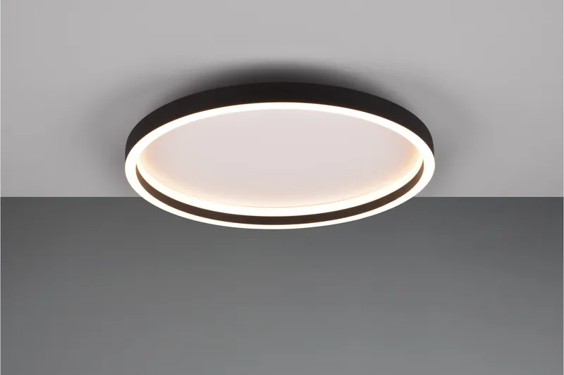 Trio Lighting Rotonda LED plafond rund matt svart - Belysning - Innendørsbelysning & Lamper - Taklampe - Plafondlampe