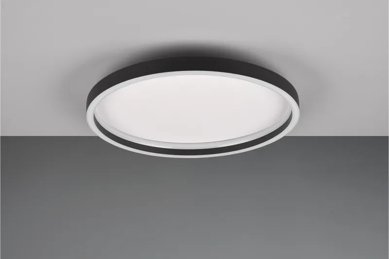 Trio Lighting Rotonda LED plafond rund matt svart, undefined