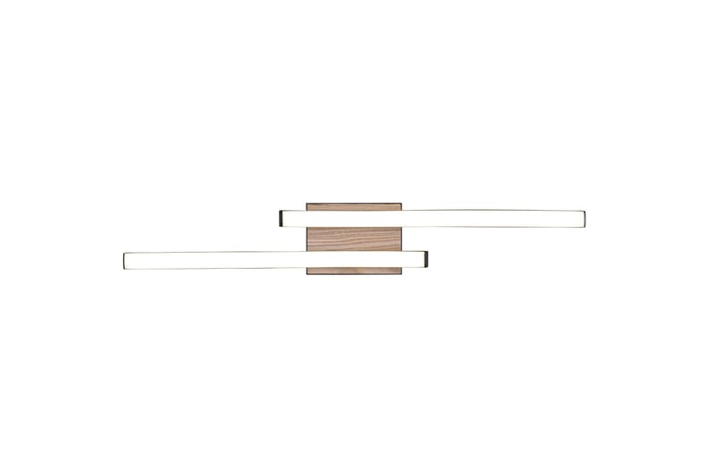 Trio Lighting Route LED Taklampe 2L Matt Svart/Tre - Belysning - Innendørsbelysning & Lamper - Taklampe - Plafondlampe