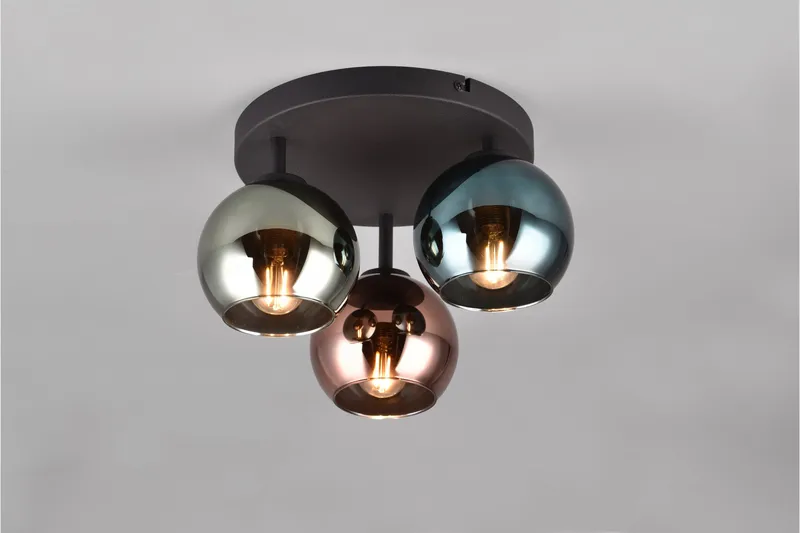 Trio Lighting Sheldon plafond 3L E14 flerfarget - Belysning - Innendørsbelysning & Lamper - Taklampe - Plafondlampe