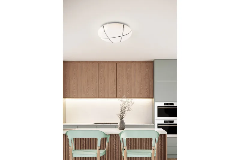 Trio Lighting Tibor LED plafond 28 cm hvit 4000K - Belysning - Innendørsbelysning & Lamper - Taklampe - Plafondlampe