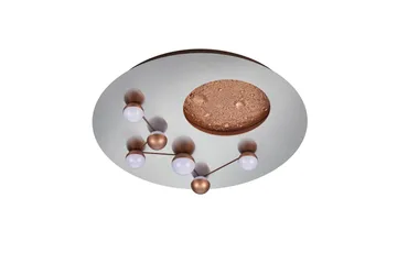 Trio Lighting Zodiac LED Plafond børstet stål - Belysning - Innendørsbelysning & Lamper - Taklampe - Plafondlampe