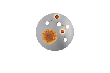Trio Lighting Zodiac LED Plafond børstet stål - Belysning - Innendørsbelysning & Lamper - Taklampe - Plafondlampe