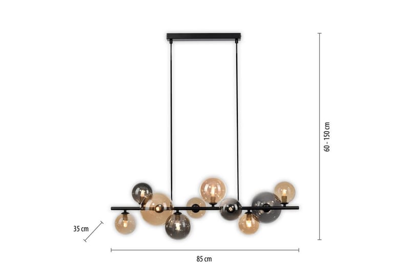Popsicle Paul Neuhaus Taklampe - Belysning - Innendørsbelysning & Lamper - Taklampe - Pendellamper & Hengelamper
