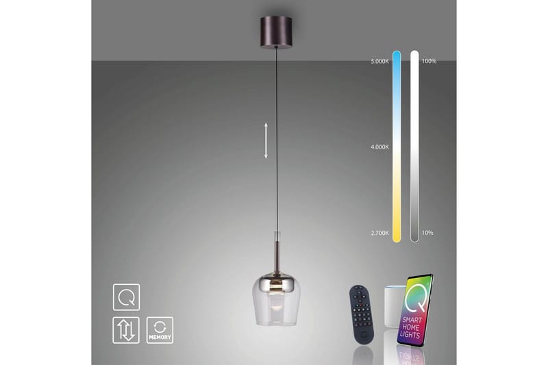 Q-Kon Paul Neuhaus Taklampe - Belysning - Innendørsbelysning & Lamper - Taklampe - Pendellamper & Hengelamper