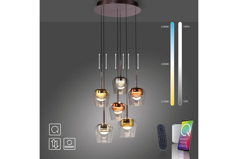 Q-Kon Paul Neuhaus Taklampe - Belysning - Innendørsbelysning & Lamper - Taklampe - Pendellamper & Hengelamper