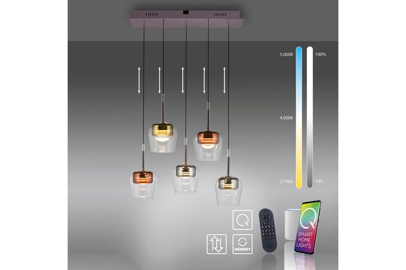 Q-Kon Paul Neuhaus Taklampe - Belysning - Innendørsbelysning & Lamper - Taklampe - Pendellamper & Hengelamper