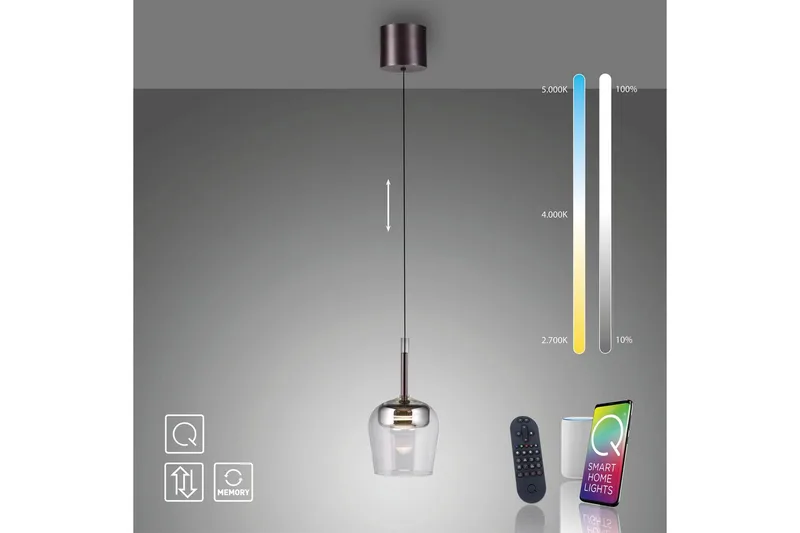 Q-Kon Paul Neuhaus Taklampe - Belysning - Innendørsbelysning & Lamper - Taklampe - Pendellamper & Hengelamper