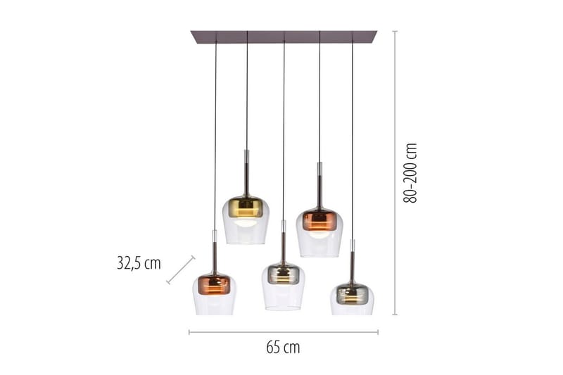 Q-Kon Paul Neuhaus Taklampe - Belysning - Innendørsbelysning & Lamper - Taklampe - Pendellamper & Hengelamper