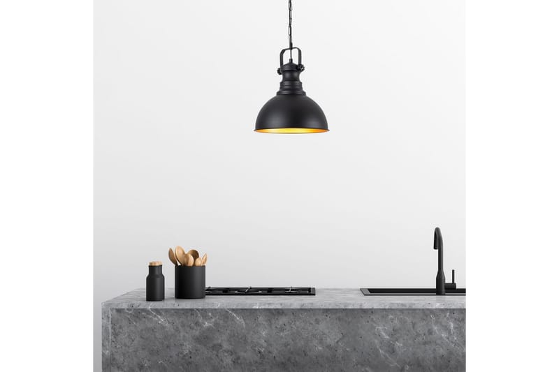 Taklampe Rathour Axiom Svart - Svart - Belysning - Innendørsbelysning & Lamper - Soveromslampe
