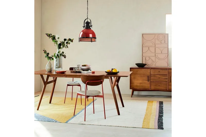 Taklampe Rathour Kelinmoor Rød / Svart - Red/Svart - Belysning - Innendørsbelysning & Lamper - Kjøkkenlampe - Taklampe kjøkken