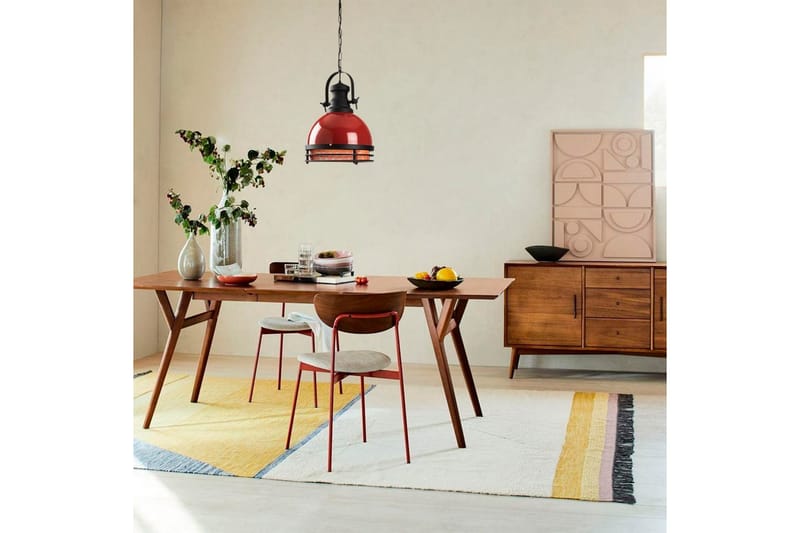 Taklampe Rathour Kelinmoor Rød / Svart - Red/Svart - Belysning - Innendørsbelysning & Lamper - Kjøkkenlampe - Taklampe kjøkken
