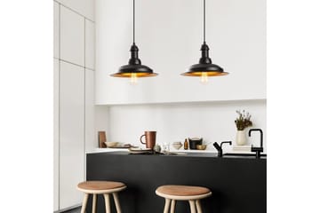 Taklampe Rathour Kobolt Svart / Gull - Gull/Svart - Belysning - Innendørsbelysning & Lamper - Vinduslampe - Vinduslampe hengende