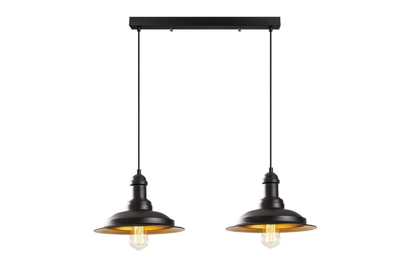 Taklampe Rathour Kobolt Svart / Gull - Gull/Svart - Belysning - Innendørsbelysning & Lamper - Kjøkkenlampe - Taklampe kjøkken