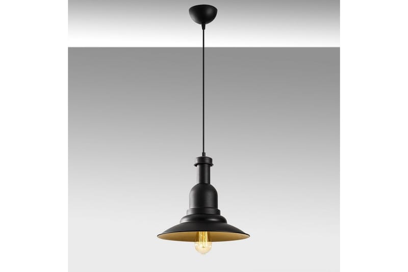 Taklampe Rathour Metrix Svart / Gull - Gull/Svart - Belysning - Innendørsbelysning & Lamper - Soveromslampe