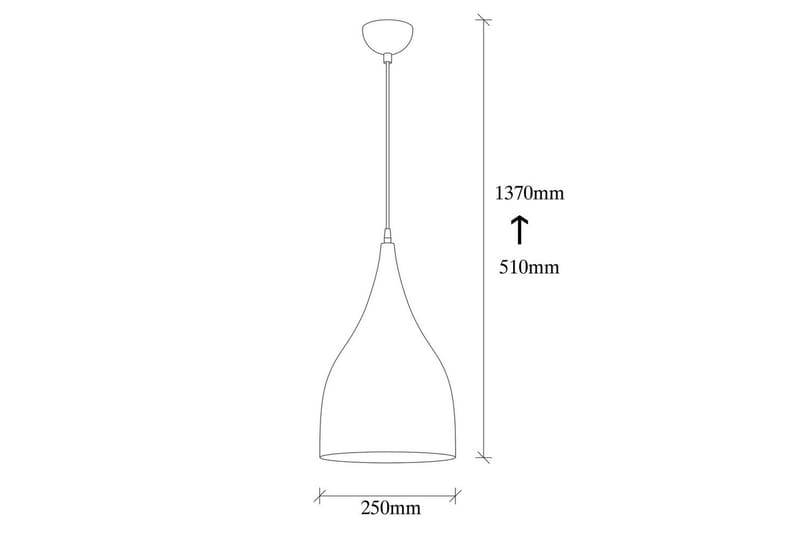 Taklampe Rathour Quanta Svart / Gull - Gull/Svart - Belysning - Innendørsbelysning & Lamper - Kjøkkenlampe - Taklampe kjøkken