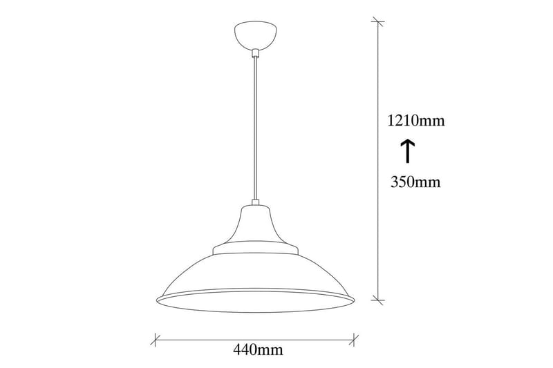 Taklampe Rathour Stratum Svart / Gull - Gull/Svart - Belysning - Innendørsbelysning & Lamper - Soveromslampe