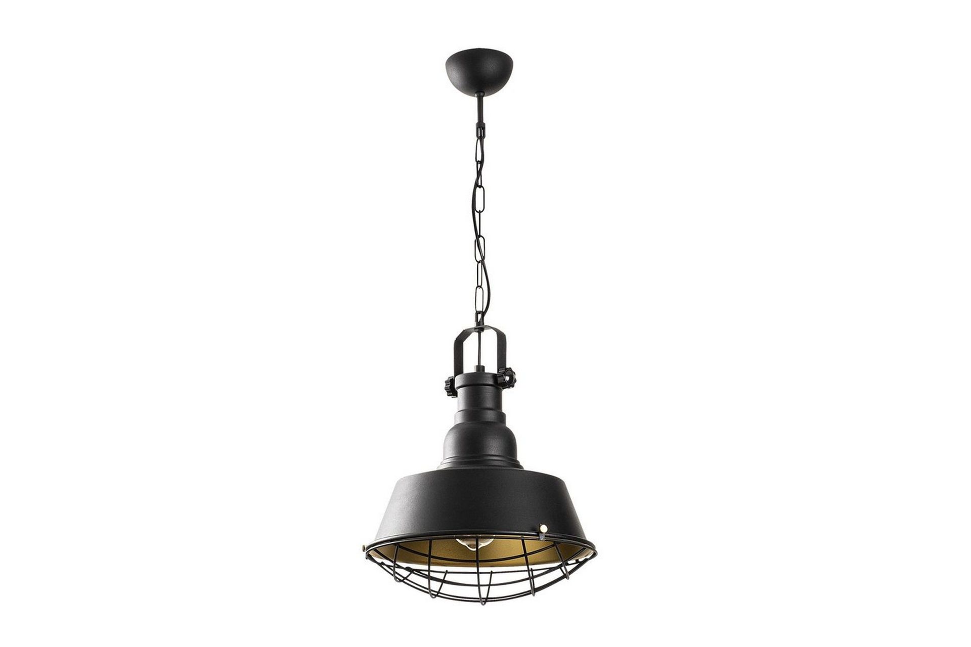 Taklampe Rathour Titanium Svart / Gull - Gull/Svart