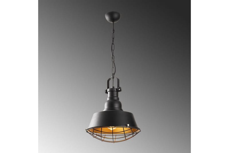 Taklampe Rathour Titanium Svart / Gull - Gull/Svart - Belysning - Innendørsbelysning & Lamper - Soveromslampe