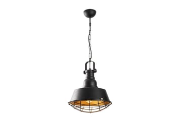 Taklampe Rathour Titanium Svart / Gull - Gull/Svart - Belysning - Innendørsbelysning & Lamper - Vinduslampe - Vinduslampe hengende