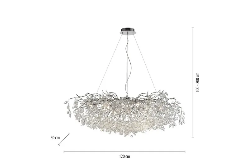 Riccle Paul Neuhaus Crown - Belysning - Innendørsbelysning & Lamper - Taklampe - Krystallkrone & takkrone