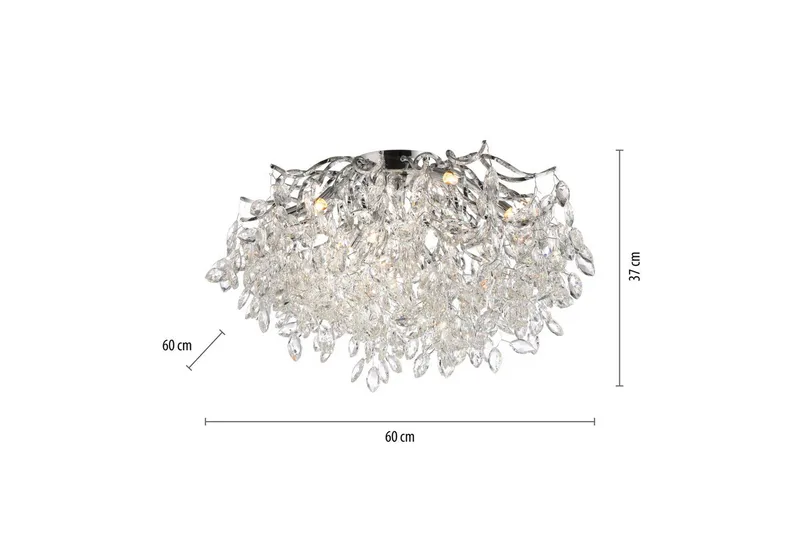 Ricicle Paul Neuhaus Taklampe - Belysning - Innendørsbelysning & Lamper - Taklampe - Krystallkrone & takkrone