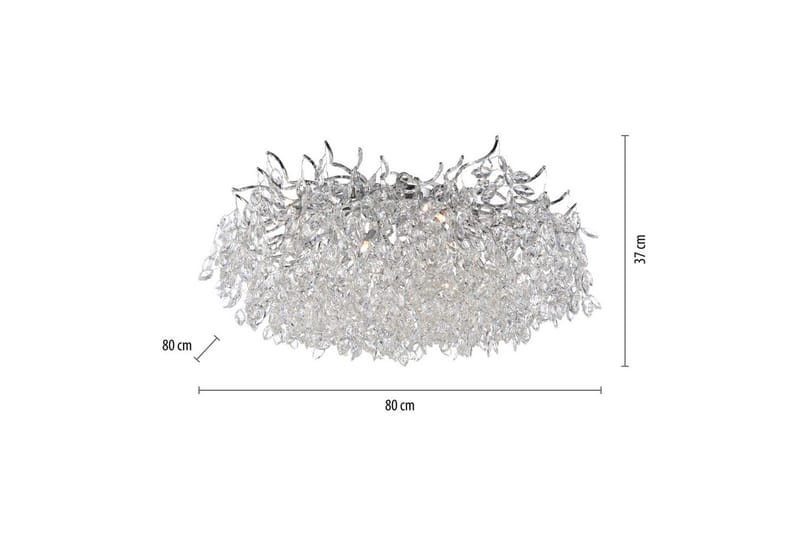 Ricicle Paul Neuhaus Taklampe - Belysning - Innendørsbelysning & Lamper - Taklampe - Krystallkrone & takkrone