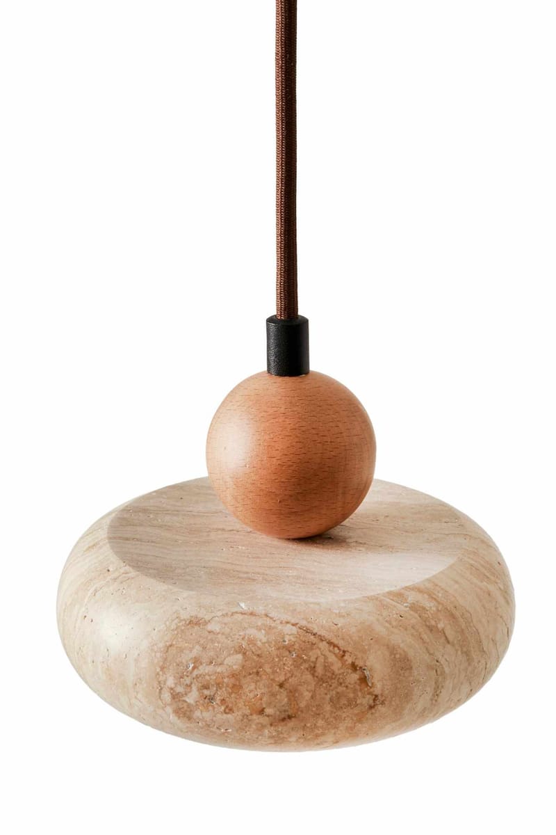 Serros pendellampe - Beige og Eik - Belysning - Innendørsbelysning & Lamper - Taklampe - Krystallkrone & takkrone