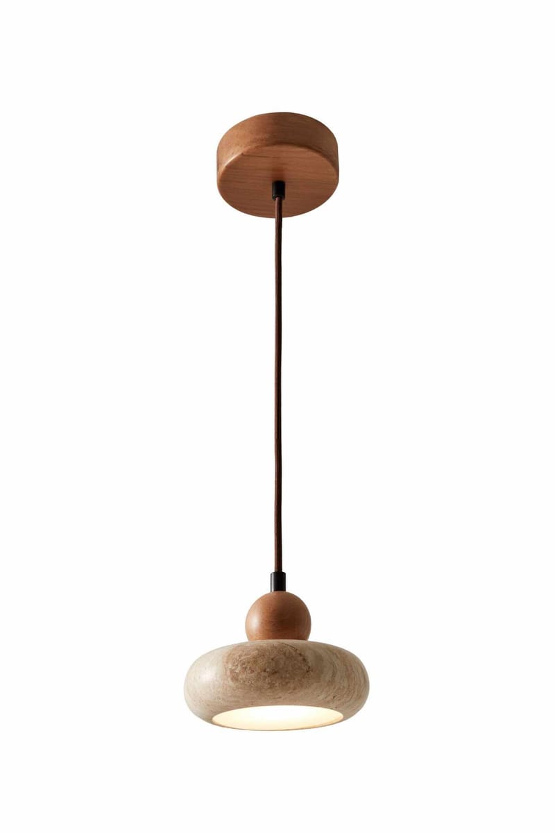 Serros pendellampe - Beige og Eik - Belysning - Innendørsbelysning & Lamper - Taklampe - Krystallkrone & takkrone