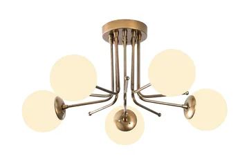 Sheen Taklampe - Gull/Hvit - Belysning - Innendørsbelysning & Lamper - Taklampe - Plafondlampe