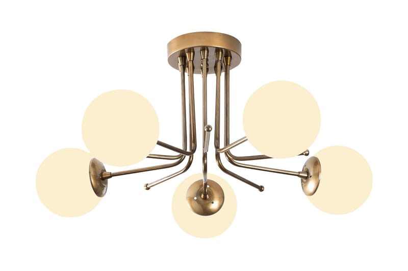 Sheen Taklampe - Gull/Hvit - Belysning - Innendørsbelysning & Lamper - Taklampe - Plafondlampe