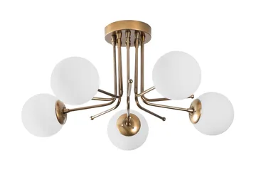 Sheen Taklampe - Gull/Hvit - Belysning - Innendørsbelysning & Lamper - Taklampe - Plafondlampe