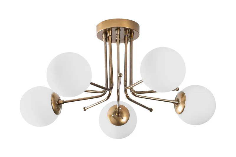 Sheen Taklampe, Gull/Hvit