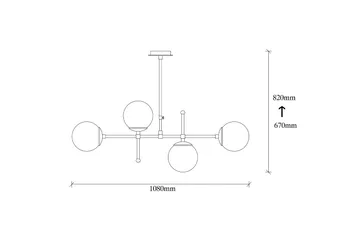 Sheen Taklampe - Svart/Hvit - Belysning - Innendørsbelysning & Lamper - Taklampe - Pendellamper & Hengelamper