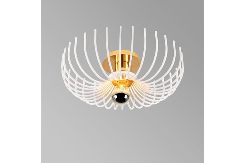 Taklampe Subbersta Hvit - Diameter: 36 cm - Belysning - Innendørsbelysning & Lamper - Soveromslampe