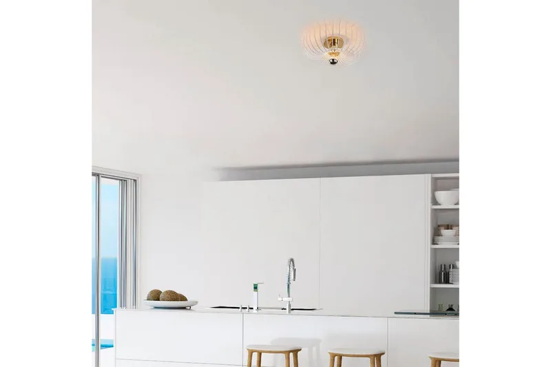 Taklampe Subbersta Hvit - Diameter: 36 cm - Belysning - Innendørsbelysning & Lamper - Soveromslampe