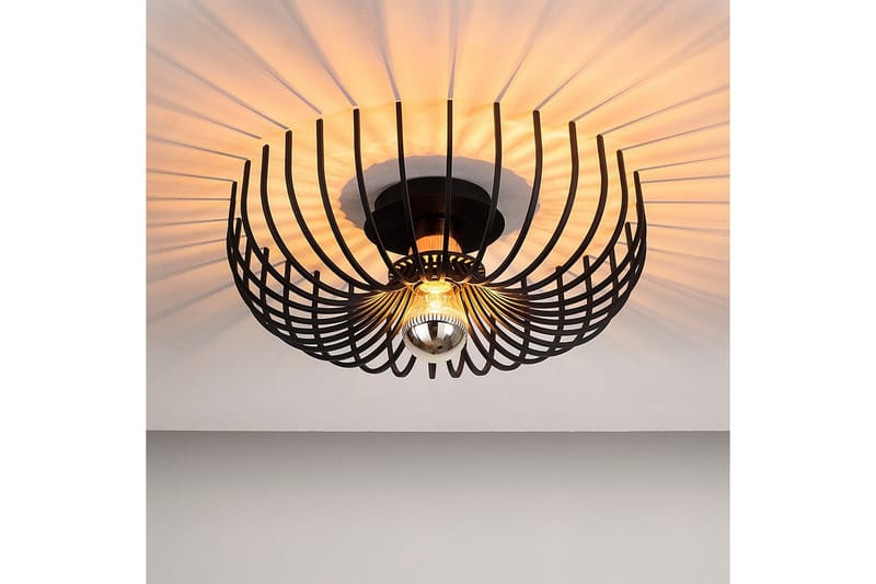 Taklampe Subbersta Svart - Diameter: 36 cm - Belysning - Innendørsbelysning & Lamper - Soveromslampe