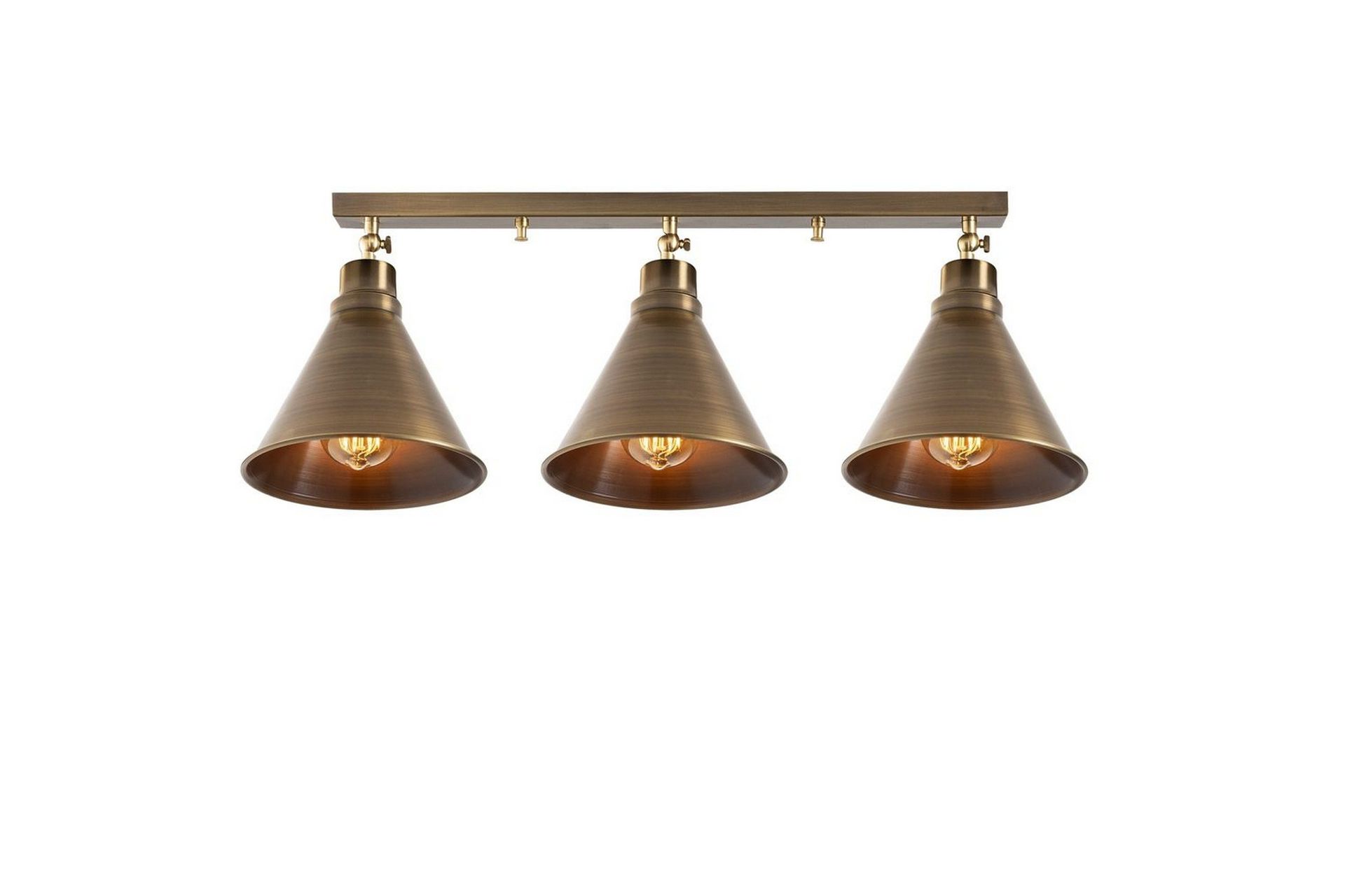 Taklampe Adrim Tri Vintage - Brun
