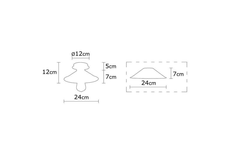 Taklampe Adrim Vintage Enkeltkontakt - Enkeltkontakt - Belysning - Innendørsbelysning & Lamper - Taklampe - Pendellamper & Hengelamper