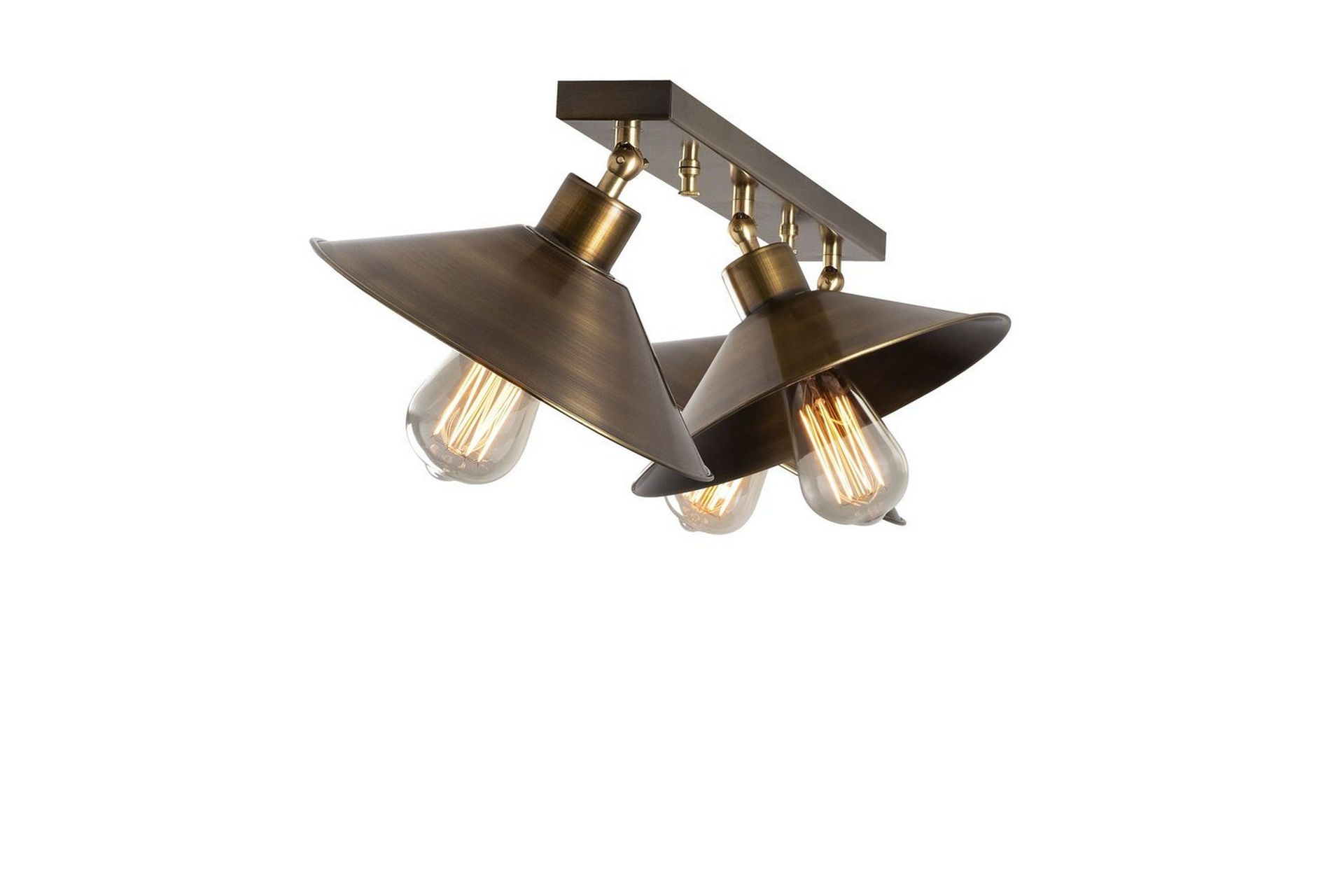 Taklampe Adrim Vintage Tre Stikkontakt - Tre Stikkontakt