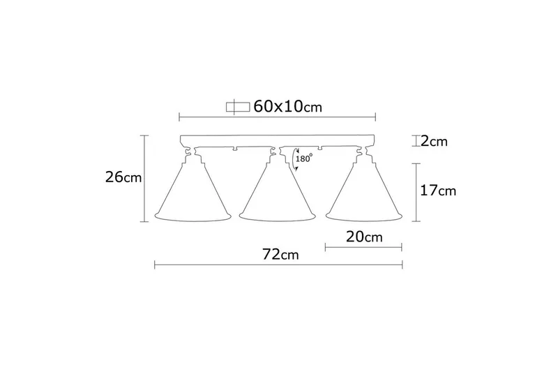 Taklampe Adrimx Svart - Svart - Belysning - Innendørsbelysning & Lamper - Taklampe - Pendellamper & Hengelamper