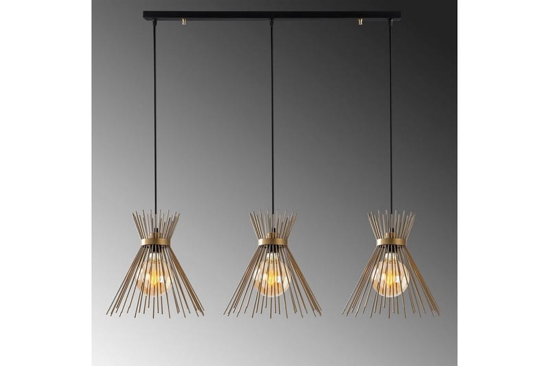 Taklampe Afroz Svart Tre Stikkontakt - Tre Stikkontakt - Belysning - Innendørsbelysning & Lamper - Taklampe - Pendellamper & Hengelamper