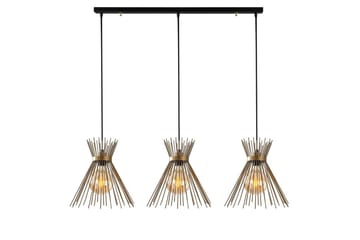Taklampe Afroz Svart Tre Stikkontakt - Tre Stikkontakt - Belysning - Innendørsbelysning & Lamper - Taklampe - Pendellamper & Hengelamper