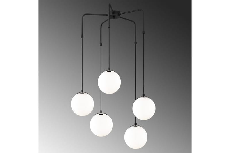 Taklampe Alion Seven svart / hvit - Svart/Hvit - Belysning - Innendørsbelysning & Lamper - Taklampe - Pendellamper & Hengelamper
