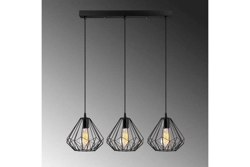 Taklampe Almasi Three Svart - Svart - Belysning - Innendørsbelysning & Lamper - Taklampe - Pendellamper & Hengelamper