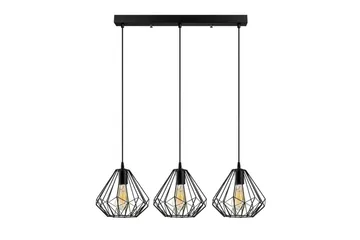 Taklampe Almasi Three Svart - Svart - Belysning - Innendørsbelysning & Lamper - Taklampe - Pendellamper & Hengelamper