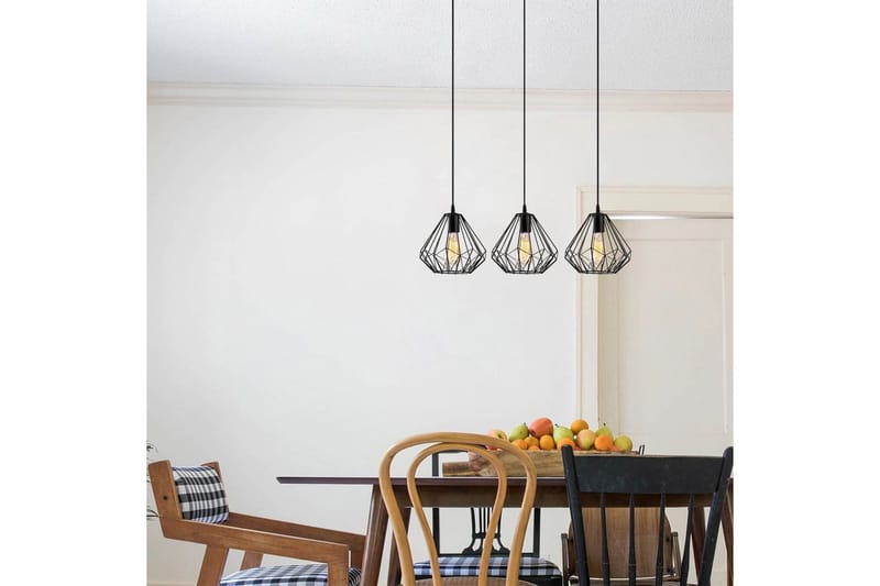 Taklampe Almasi Three Svart - Svart - Belysning - Innendørsbelysning & Lamper - Taklampe - Pendellamper & Hengelamper