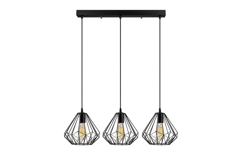 Taklampe Almasi Three Svart - Svart - Belysning - Innendørsbelysning & Lamper - Taklampe - Pendellamper & Hengelamper